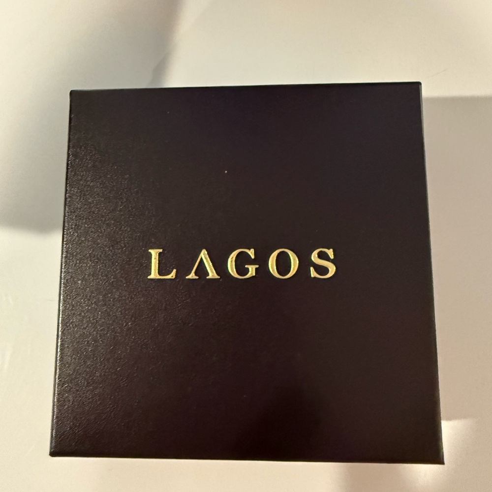 LAGOS Black Box with Gold Logo
